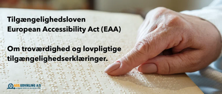 EU krav er trådt i kraft: Lovpligtige Tilgængelighedserklæringer for alle websites